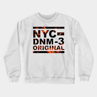 NYC Denim Original Splatter typography Crewneck Sweatshirt